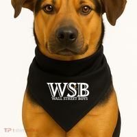 WSB Wall Street Boys  USA-Made Doggie Bandana thumb 1