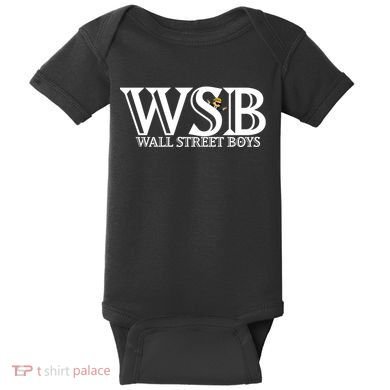 WSB Wall Street Boys  Baby Bodysuit