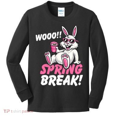 WOO Sring Break Kids Long Sleeve Shirt