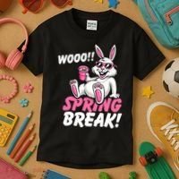 WOO Sring Break Kids T-Shirt thumb 3