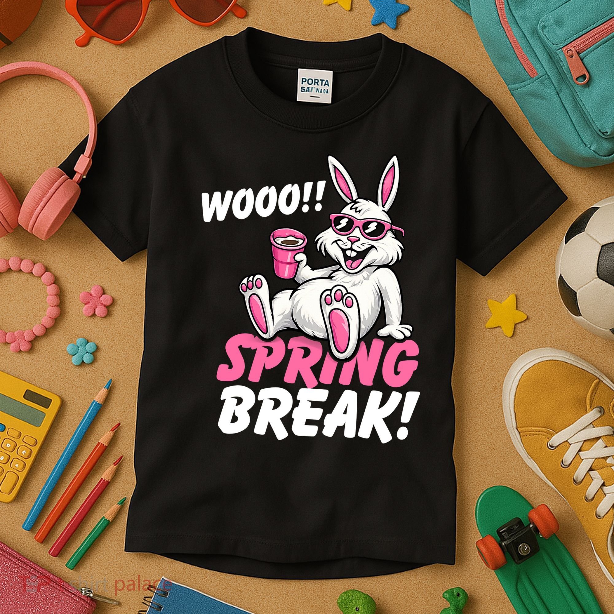 WOO Sring Break Kids T-Shirt