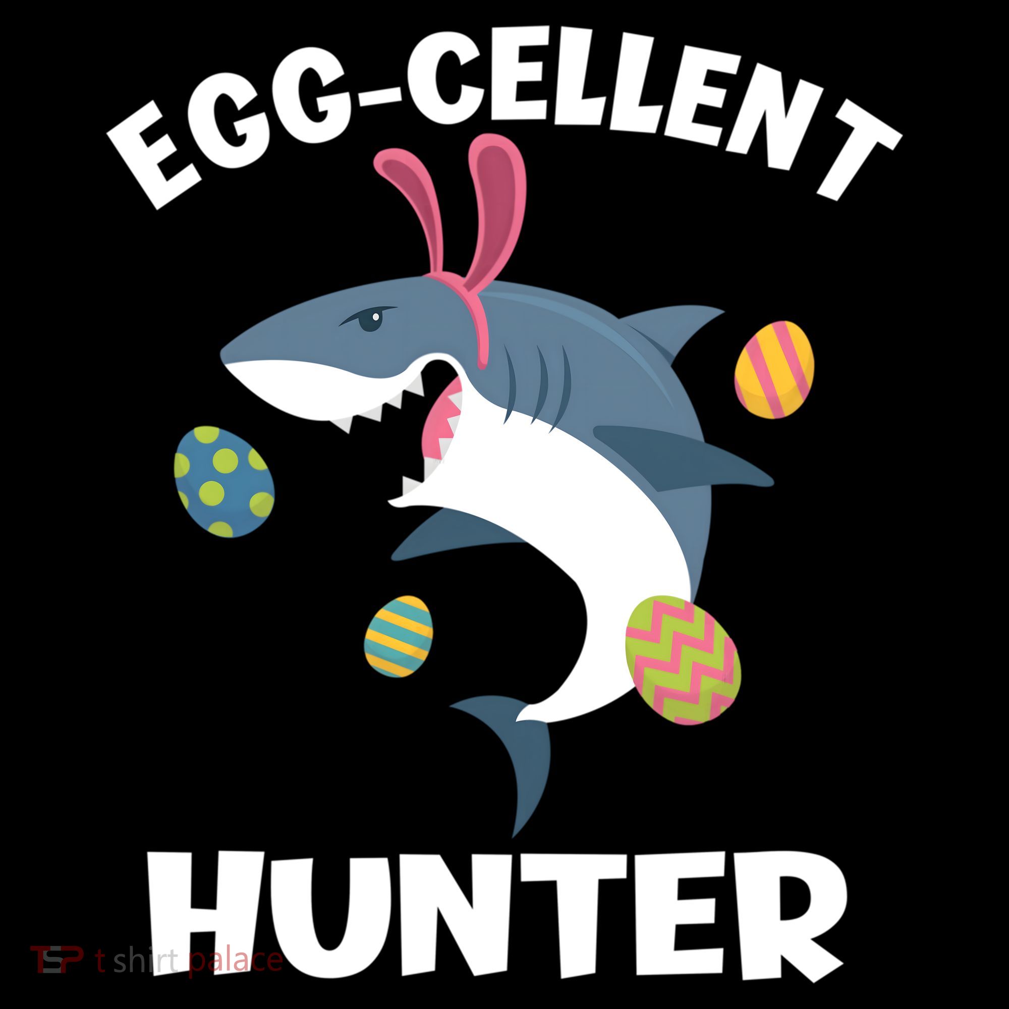 White Shark Bunny Eggfunny Giftcellent Hunter Funny Easter Cute Gift Backpack