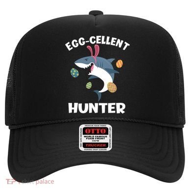 White Shark Bunny Eggfunny Giftcellent Hunter Funny Easter Cute Gift Hat