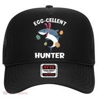 White Shark Bunny Eggfunny Giftcellent Hunter Funny Easter Cute Gift Hat thumb 0
