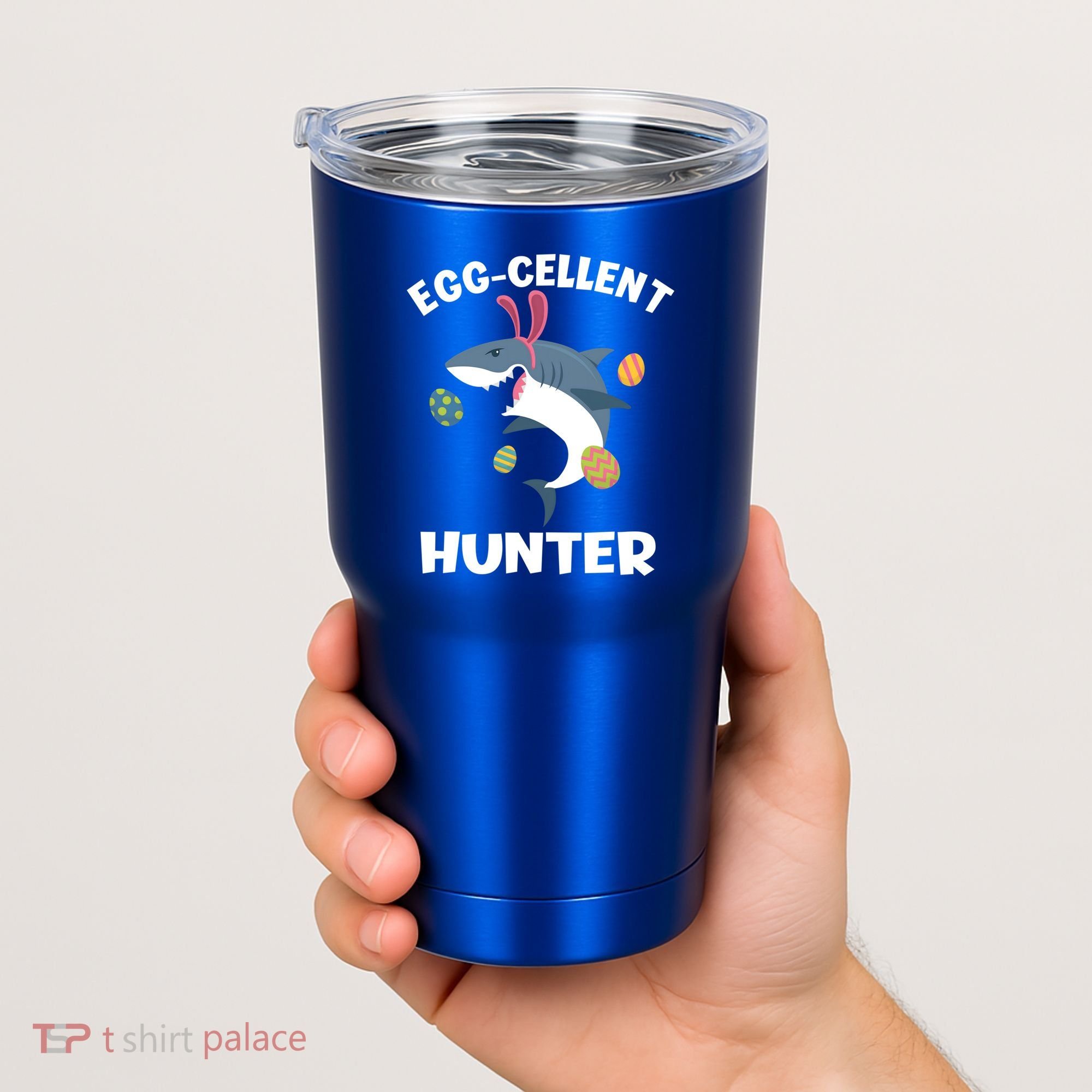 White Shark Bunny Eggfunny Giftcellent Hunter Funny Easter Cute Gift Tumbler