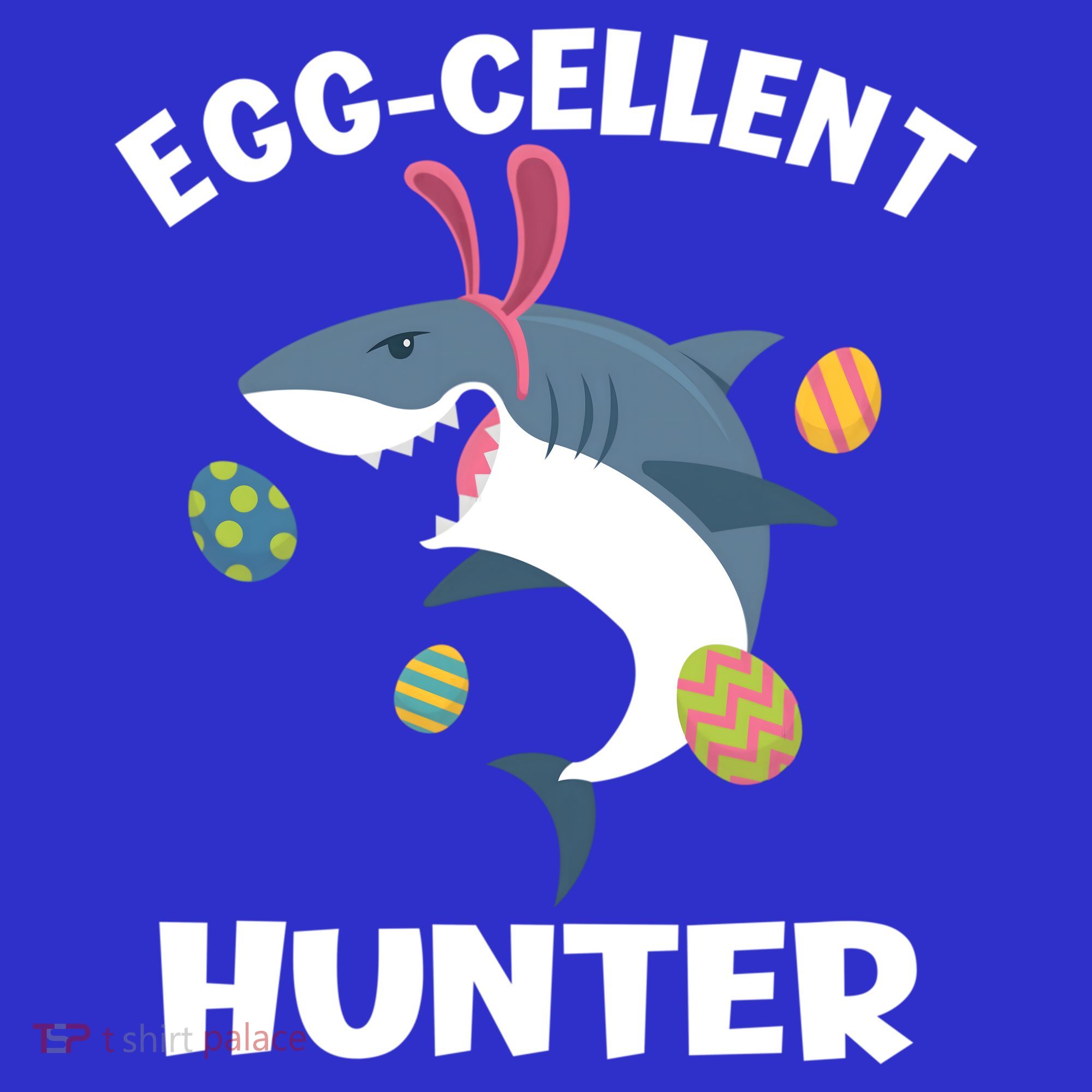 White Shark Bunny Eggfunny Giftcellent Hunter Funny Easter Cute Gift Baby Bodysuit