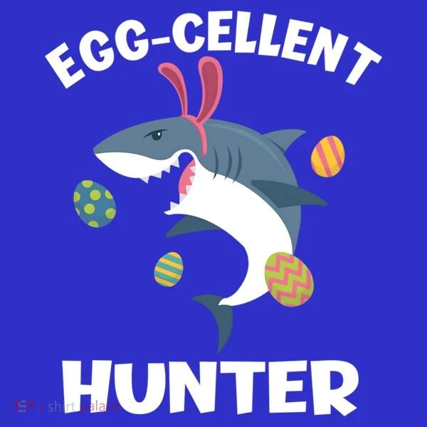 White Shark Bunny Eggfunny Giftcellent Hunter Funny Easter Cute Gift Toddler Hoodie