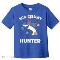 White Shark Bunny Eggfunny Giftcellent Hunter Funny Easter Cute Gift Toddler T-Shirt thumb 0