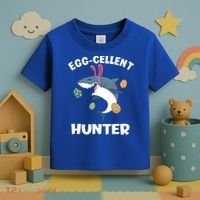 White Shark Bunny Eggfunny Giftcellent Hunter Funny Easter Cute Gift Toddler T-Shirt thumb 3