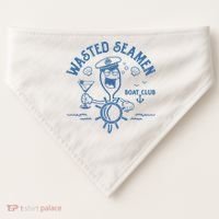 Wasted Seamen Boat Club USA-Made Doggie Bandana thumb 0