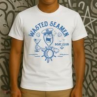 Wasted Seamen Boat Club T-Shirt thumb 3