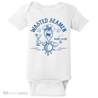 Wasted Seamen Boat Club Baby Bodysuit