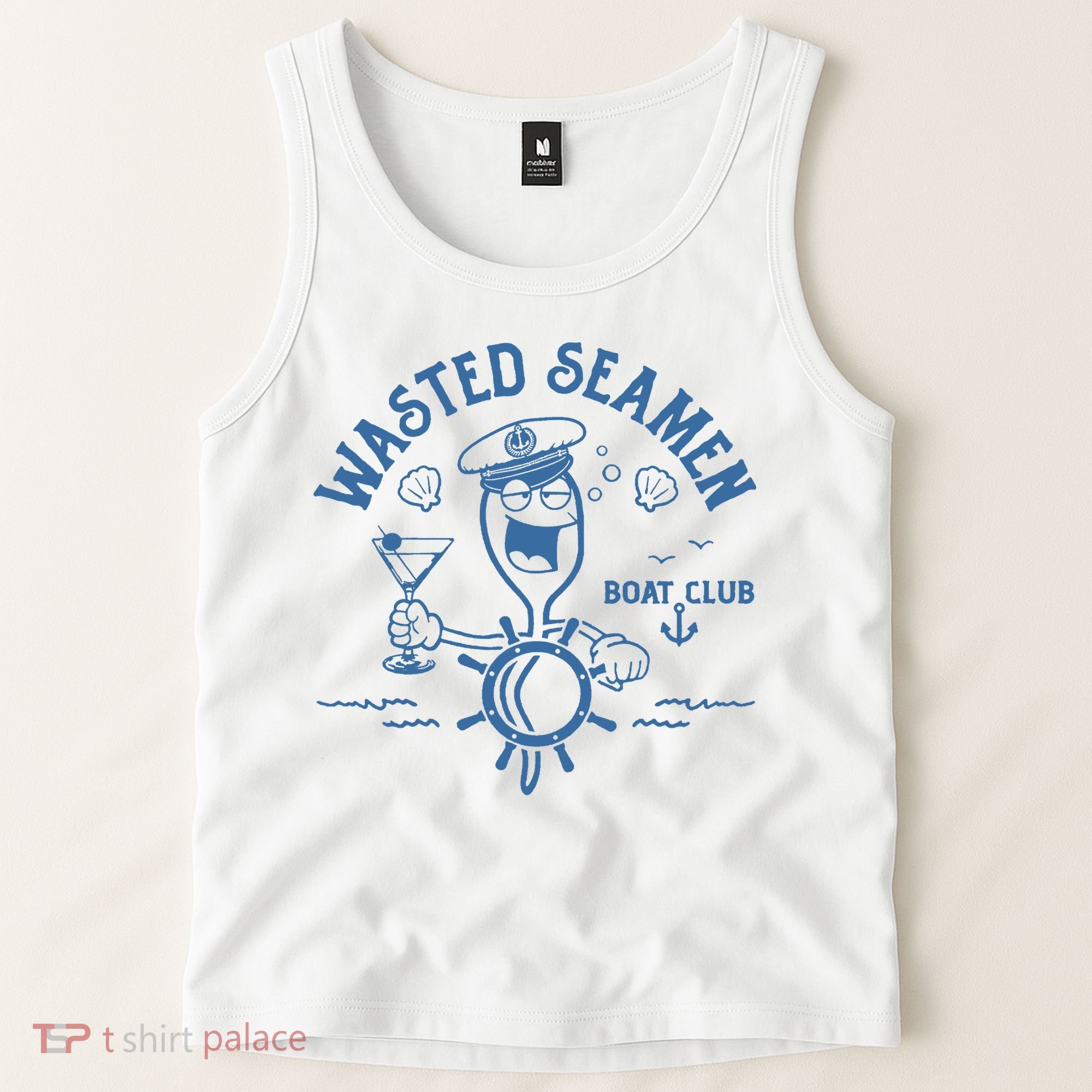 Wasted Seamen Boat Club Tank Top