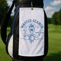 Wasted Seamen Boat Club Golf Towel thumb 2