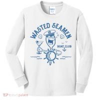 Wasted Seamen Boat Club Kids Long Sleeve Shirt thumb 0