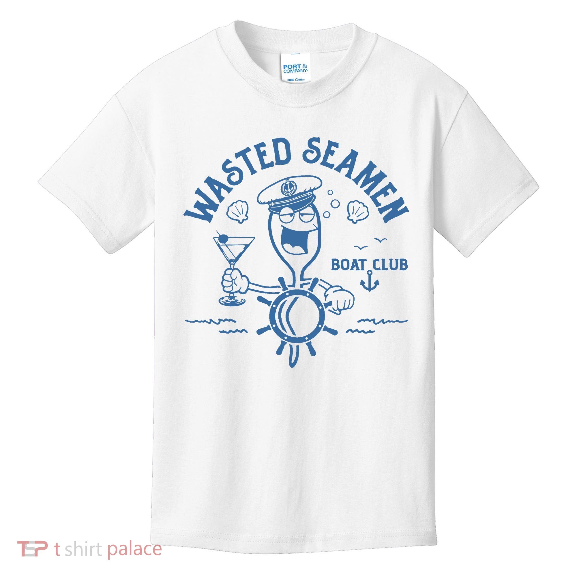 Wasted Seamen Boat Club Kids T-Shirt