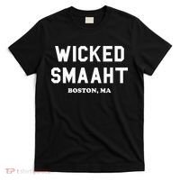 Wicked Smaaht Boston Ma Funny Boston T-Shirt thumb 0