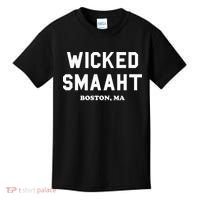 Wicked Smaaht Boston Ma Funny Boston Kids T-Shirt thumb 0