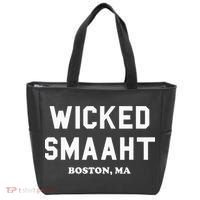 Wicked Smaaht Boston Ma Funny Boston Tote Bag thumb 0