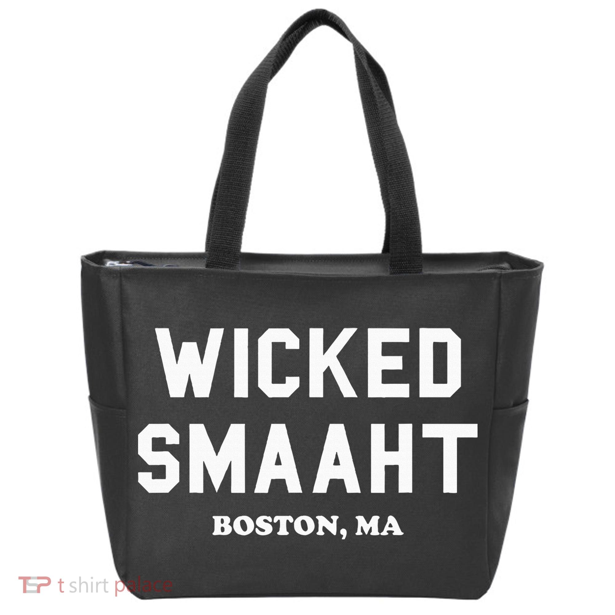 Wicked Smaaht Boston Ma Funny Boston Tote Bag