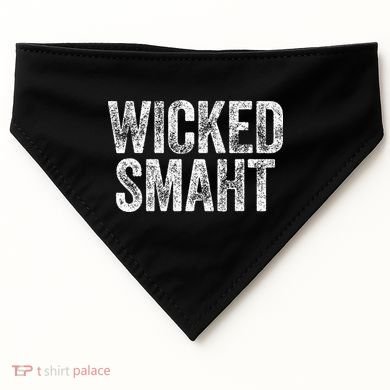 Wicked Smaht Boston Massachusetts USA-Made Doggie Bandana