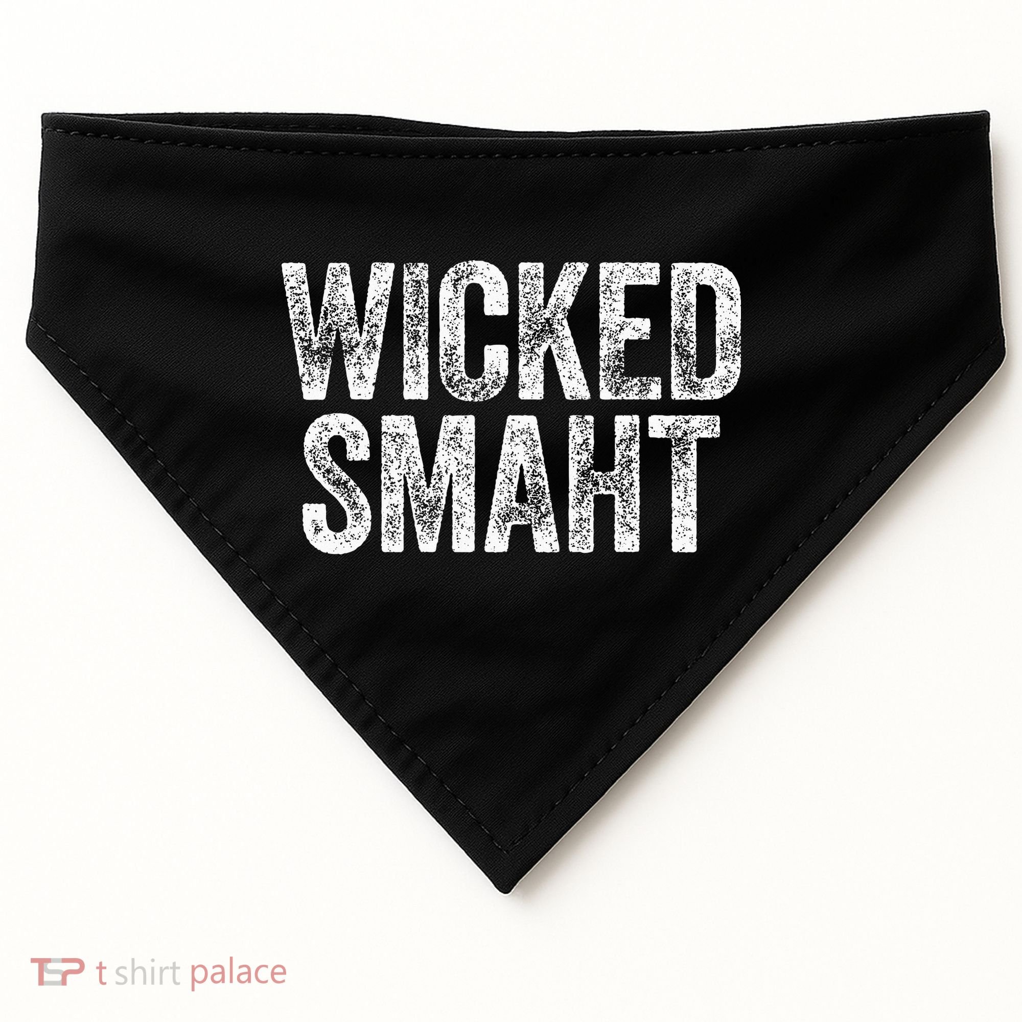 Wicked Smaht Boston Massachusetts USA-Made Doggie Bandana