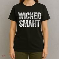 Wicked Smaht Boston Massachusetts T-Shirt thumb 4
