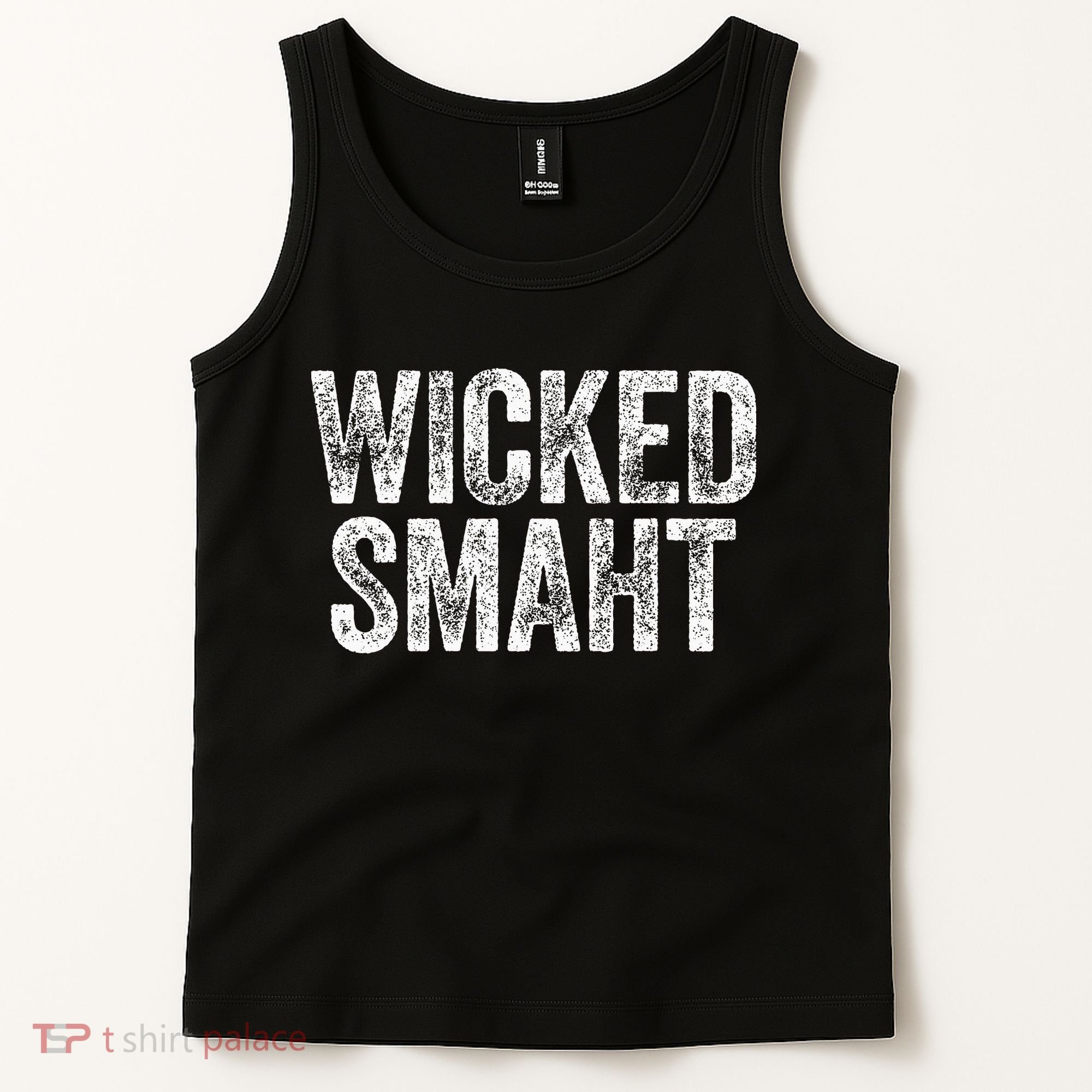 Wicked Smaht Boston Massachusetts Tank Top