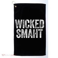 Wicked Smaht Boston Massachusetts Golf Towel thumb 0