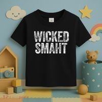Wicked Smaht Boston Massachusetts Toddler T-Shirt thumb 3
