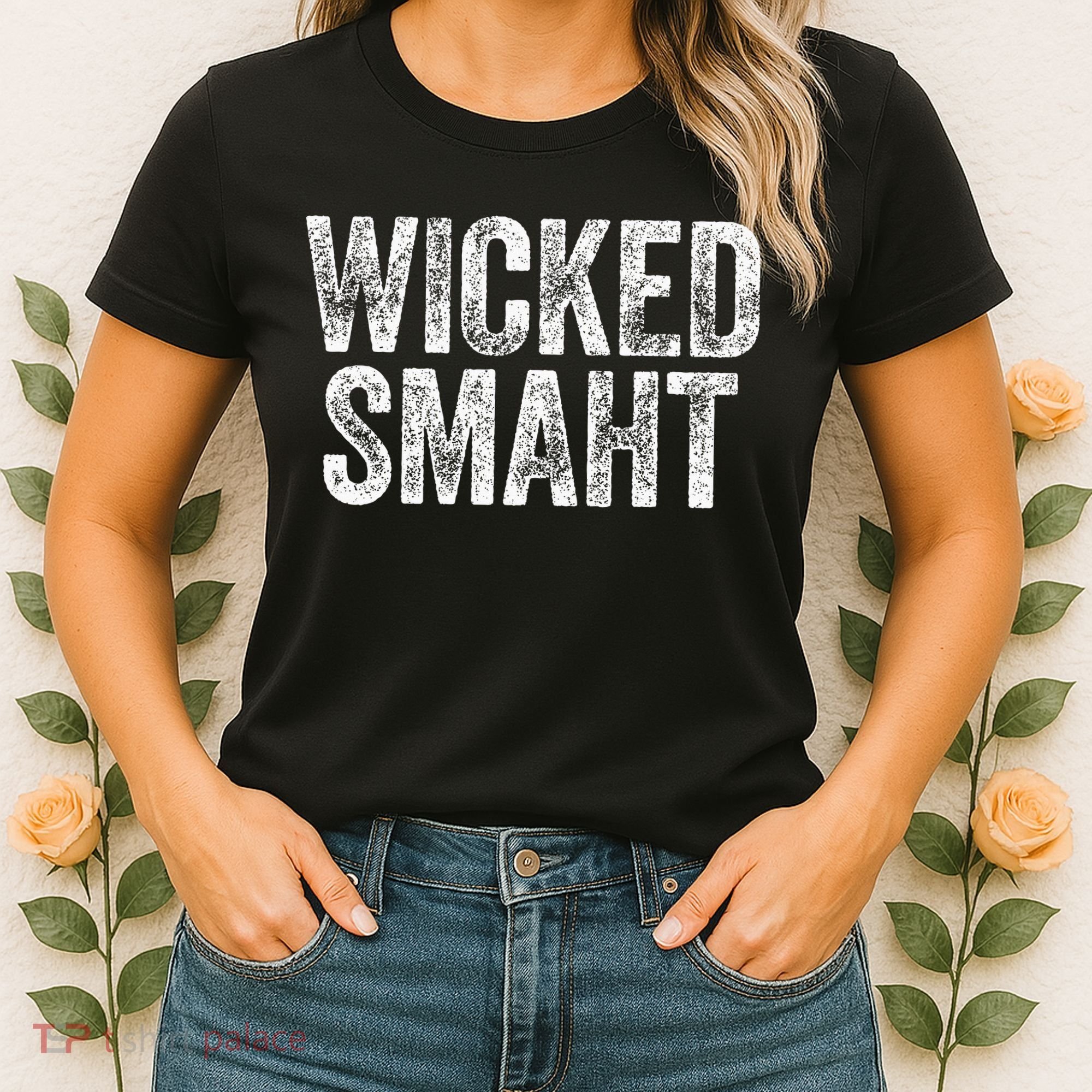 Wicked Smaht Boston Massachusetts Women's T-Shirt