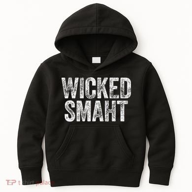 Wicked Smaht Boston Massachusetts Kids Hoodie