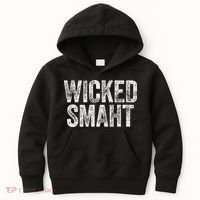 Wicked Smaht Boston Massachusetts Kids Hoodie thumb 0