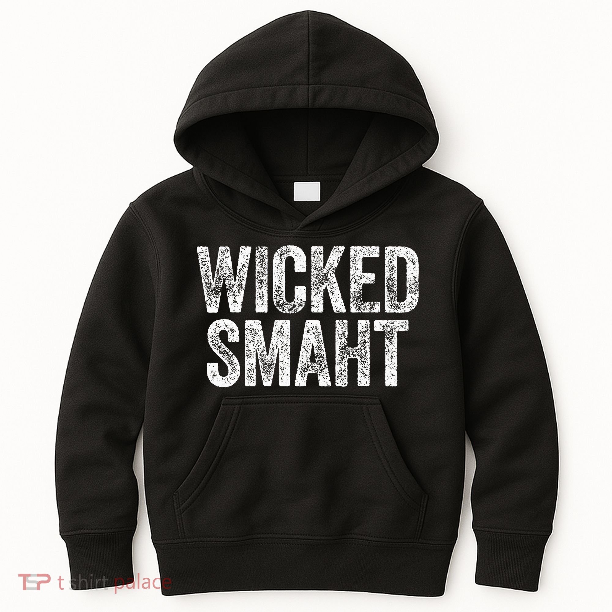 Wicked Smaht Boston Massachusetts Kids Hoodie
