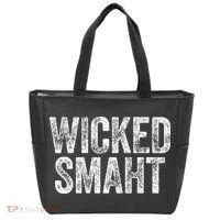 Wicked Smaht Boston Massachusetts Tote Bag thumb 0
