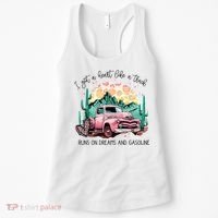 Western Sunset Cowgirl I Got A Heart Like A Truck Women's Tank Top thumb 0