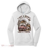 Western Sunset Cowgirl I Got A Heart Like A Truck Women's Hoodie thumb 0
