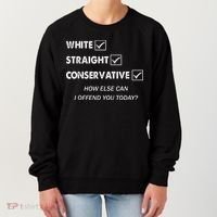 White Straight Conservative Women's Sweatshirt thumb 0