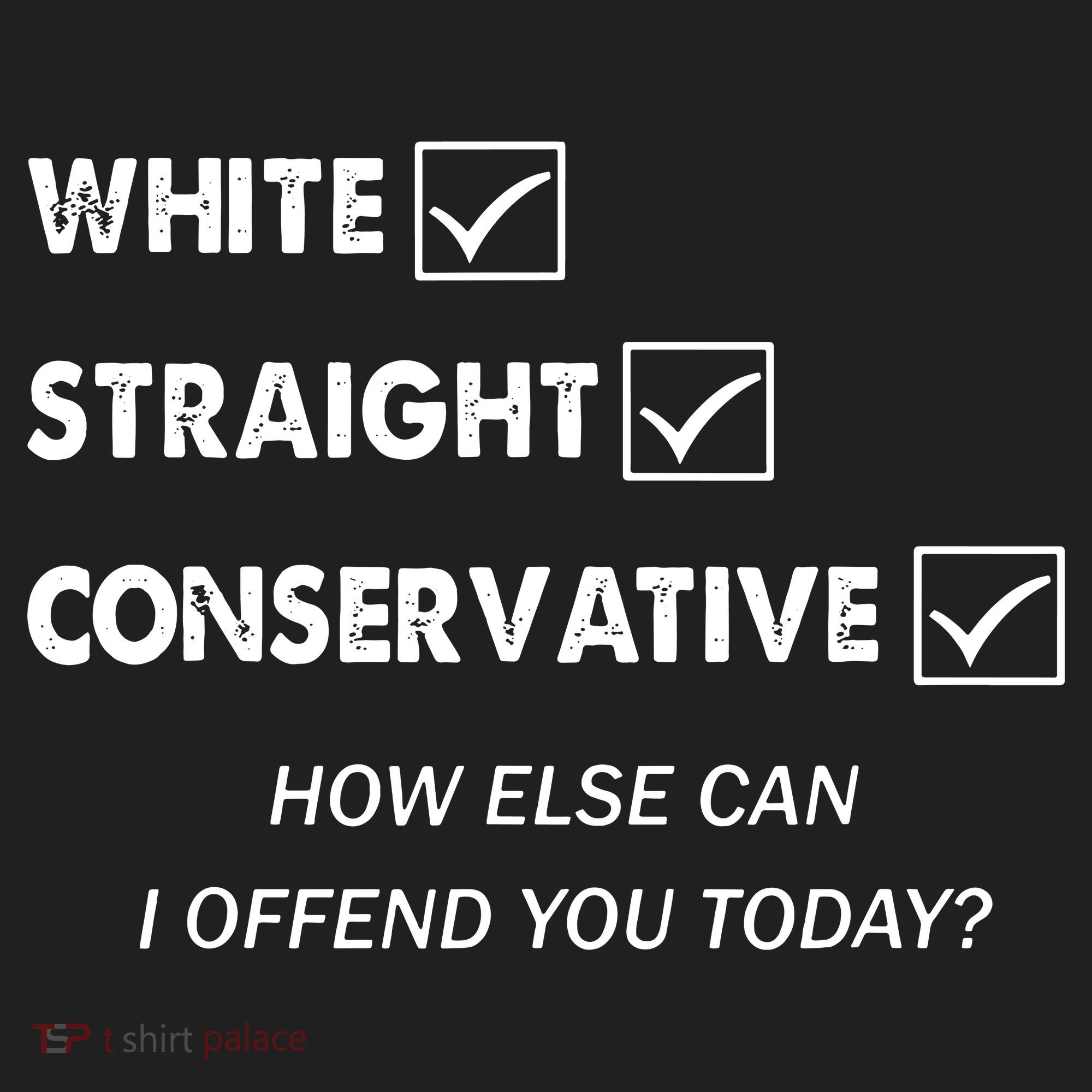 White Straight Conservative Tumbler