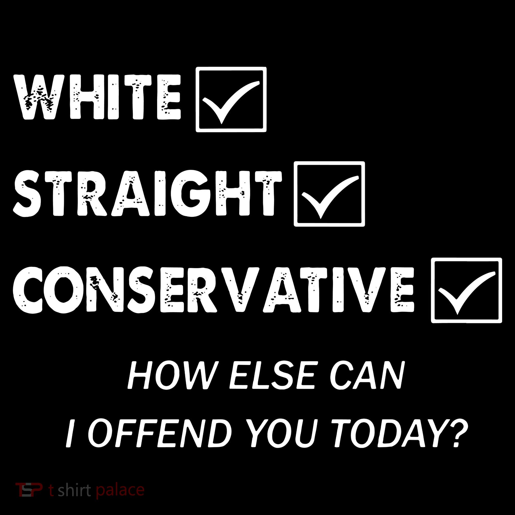 White Straight Conservative Kids Long Sleeve Shirt