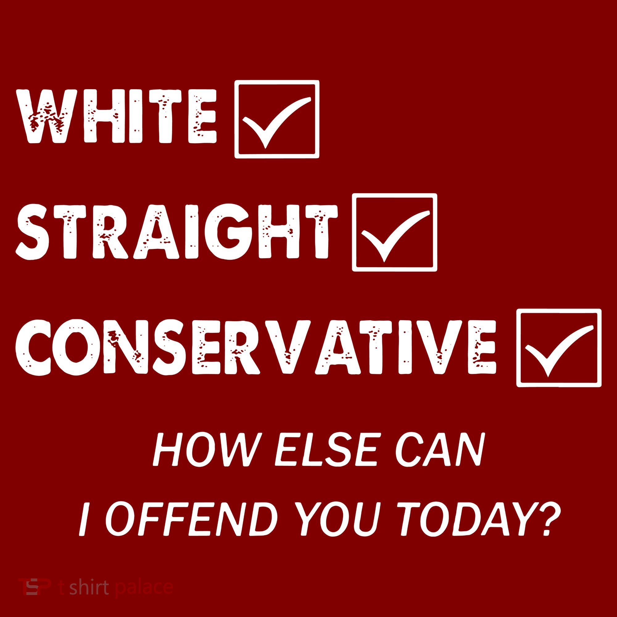 White Straight Conservative Beanie