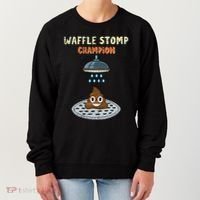 Waffle Stomp Champion Turd Poop In Shower With Pride Women's Sweatshirt thumb 0