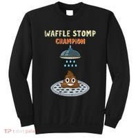 Waffle Stomp Champion Turd Poop In Shower With Pride Sweatshirt thumb 0