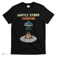 Waffle Stomp Champion Turd Poop In Shower With Pride T-Shirt thumb 0