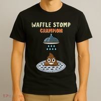 Waffle Stomp Champion Turd Poop In Shower With Pride T-Shirt thumb 3