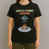 Waffle Stomp Champion Turd Poop In Shower With Pride T-Shirt thumb 4