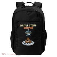 Waffle Stomp Champion Turd Poop In Shower With Pride Backpack thumb 0