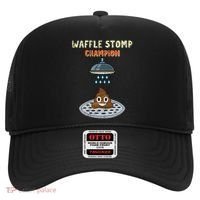 Waffle Stomp Champion Turd Poop In Shower With Pride Hat thumb 0