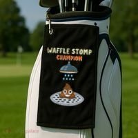 Waffle Stomp Champion Turd Poop In Shower With Pride Golf Towel thumb 2
