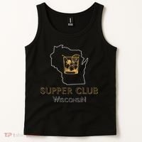 Wisconsin Supper Club And Old Fashioned Tank Top thumb 2